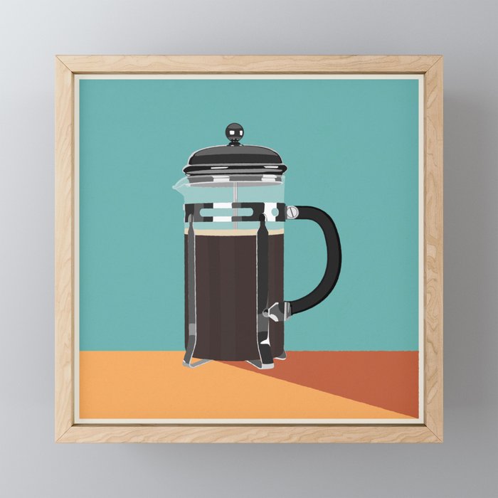 Brewing gadget Framed Mini Art Print