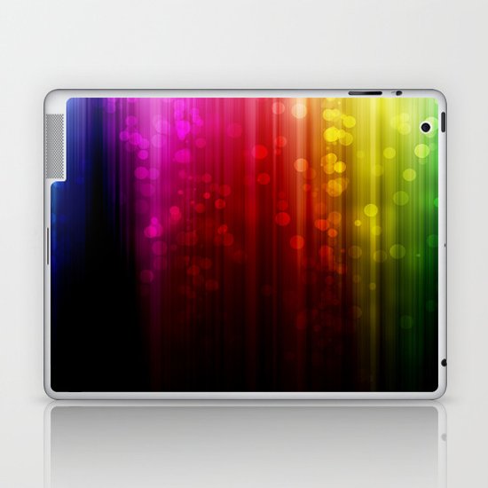 Rainbow Rain. Laptop & iPad Skin