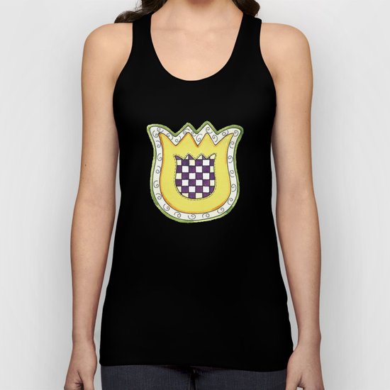 Yellow Tulip Unisex Tank Top