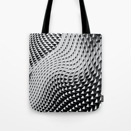 3D black & white Tote Bag