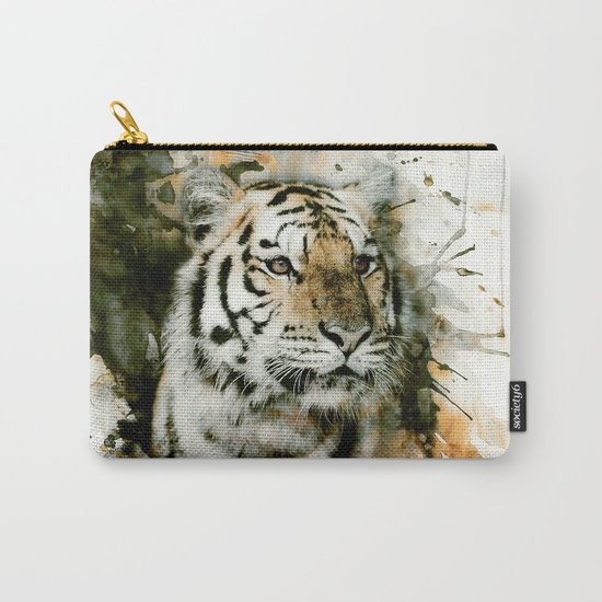 Tiger Splash Carry-All Pouch