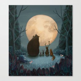 Full moon Canvas Print