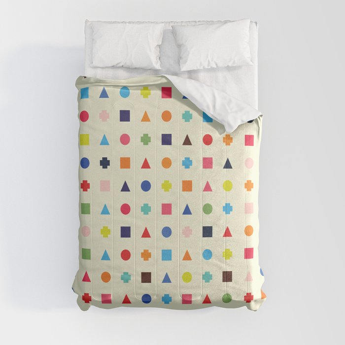 Dot Triangle Square Plus Repeat Comforter