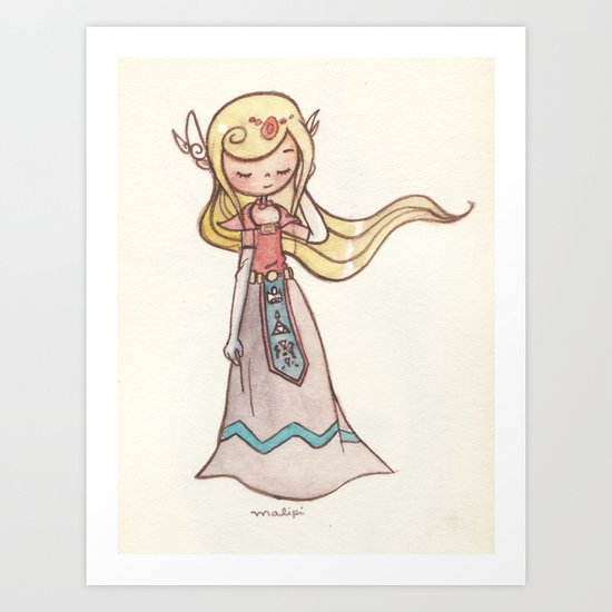 Zelda Art Print