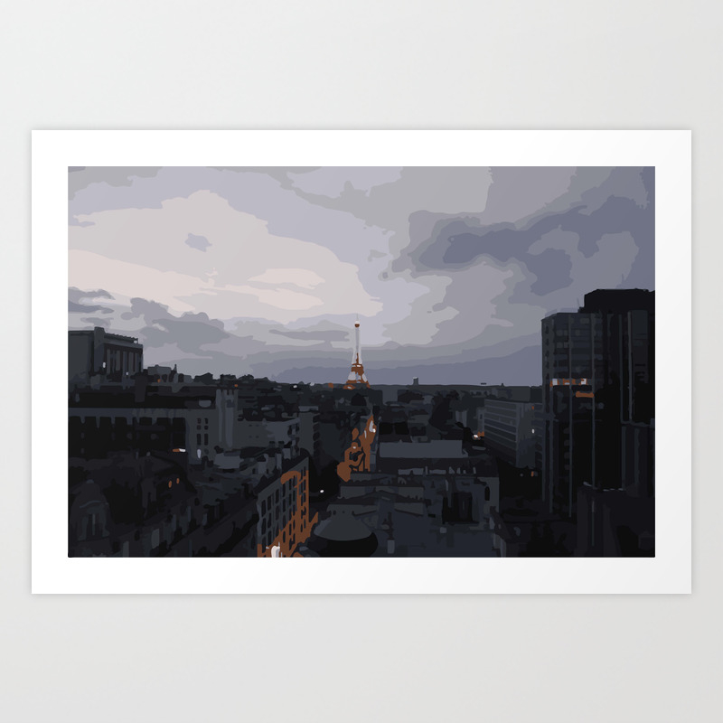 Are You Happy To Be In Paris Art Print By Maddiewhite Society6