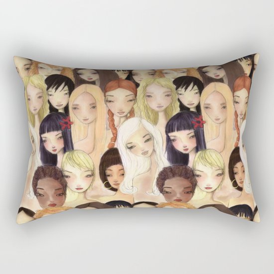 Girlie pattern Rectangular Pillow