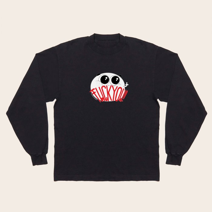 CutiePeas Fcuk You Long Sleeve T Shirt by Mio Milieu Society6