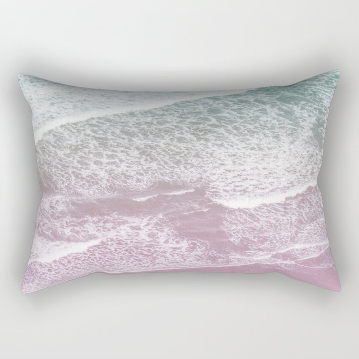 Atlantic Ocean Beauty (Aerial) #13 #wall #art #society6 Rectangular Pillow