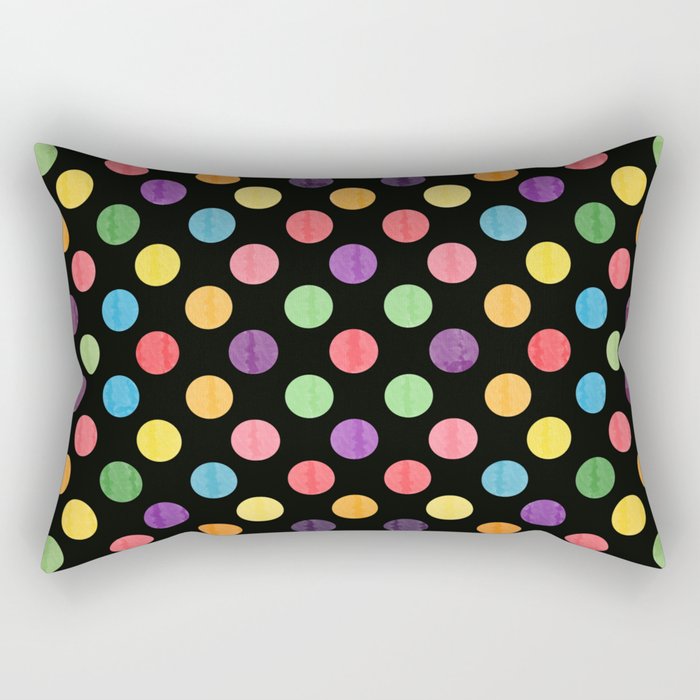 Lovely Dots Pattern Rectangular Pillow