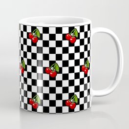 Checkered Cherries Coffee Mug
