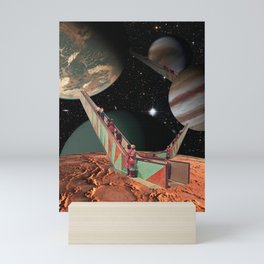 space escalators Mini Art Print