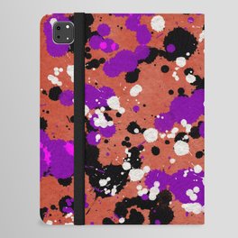 Halloween Splatter Watercolor Background 09 iPad Folio Case