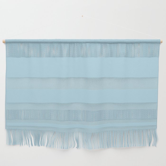 SPUN SUGAR LIGHT PASTEL BLUE Solid Color modern abstract pattern  Wall Hanging
