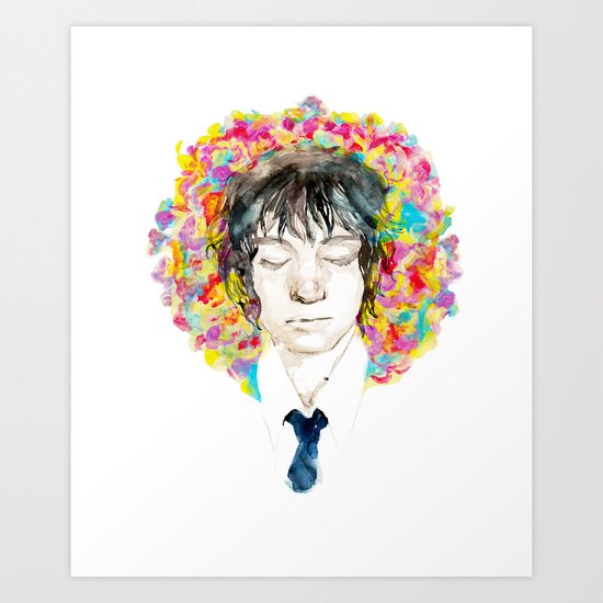 Flowering substantial on The Lover Art Print