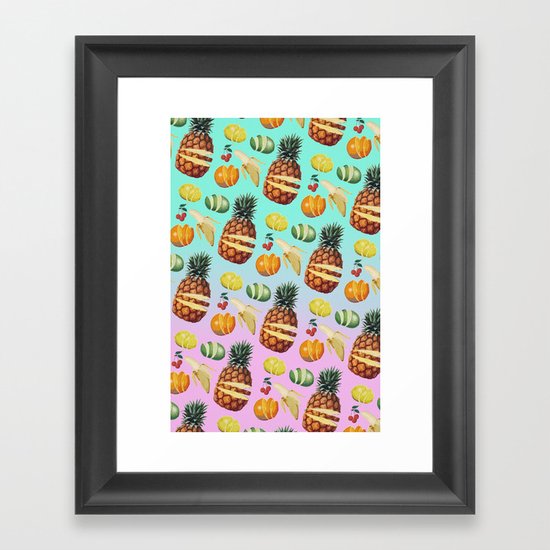 Fruit Ninja Framed Art Print