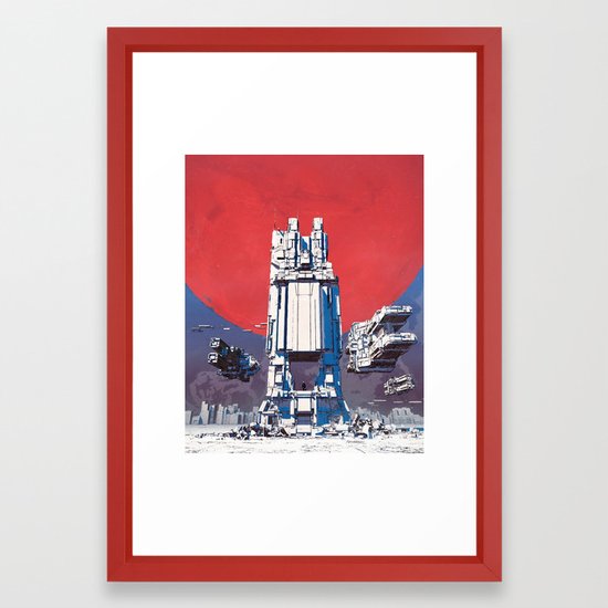 1981 FORWARD (everyday 03.19.19) Framed Art Print by beeple | Society6