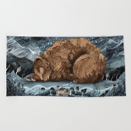 The Lake House Beach Towel