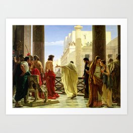 Ecce Homo, 1871 by Antonio Ciseri Art Print