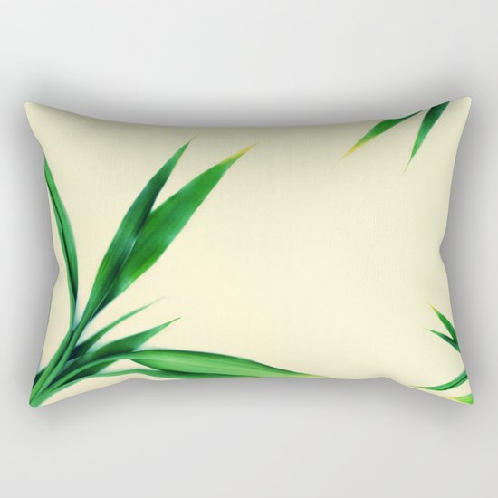 Bamboo leaves #1 #decor #art #society6 Rectangular Pillow