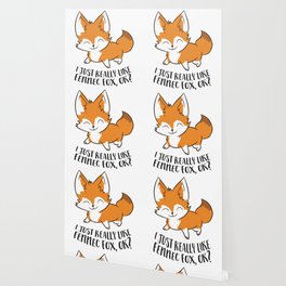 Cute Fox Wallpaper For Any Decor Style Society6 Cute Fox Wallpaper For Any Decor Style Society6