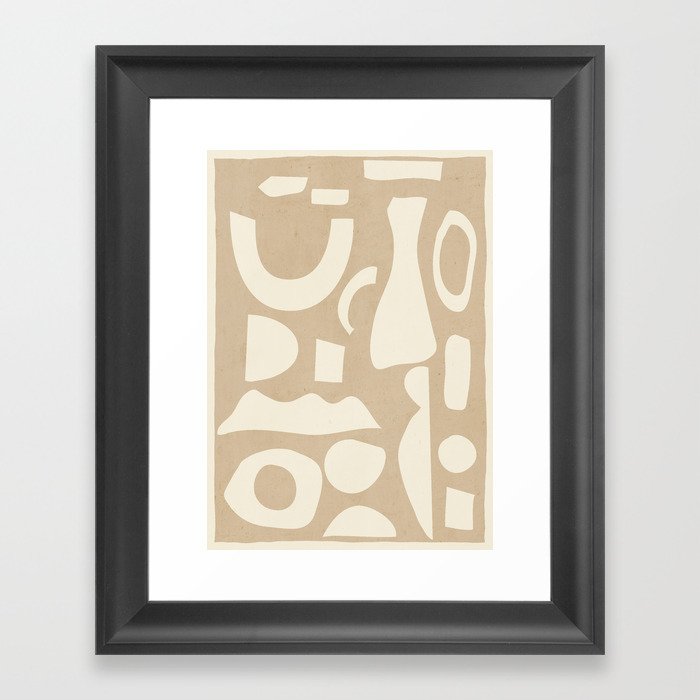 Abstract Shapes 38/9 Framed Art Print