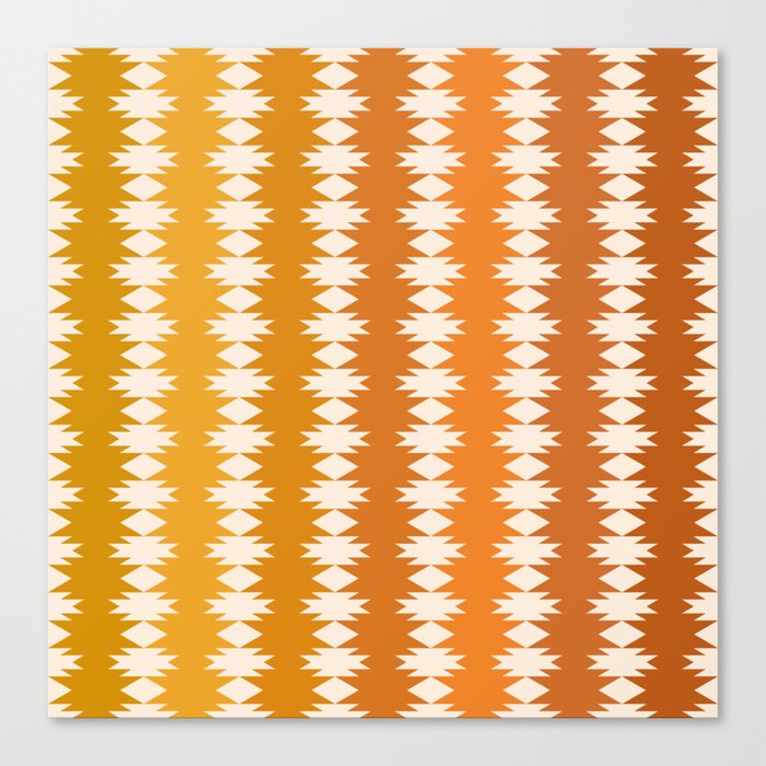 Geometric Southwestern Pattern XXVIII Canvas Print