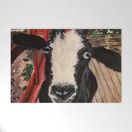 “The Greatest of All Time” Goat Painting Welcome Mat