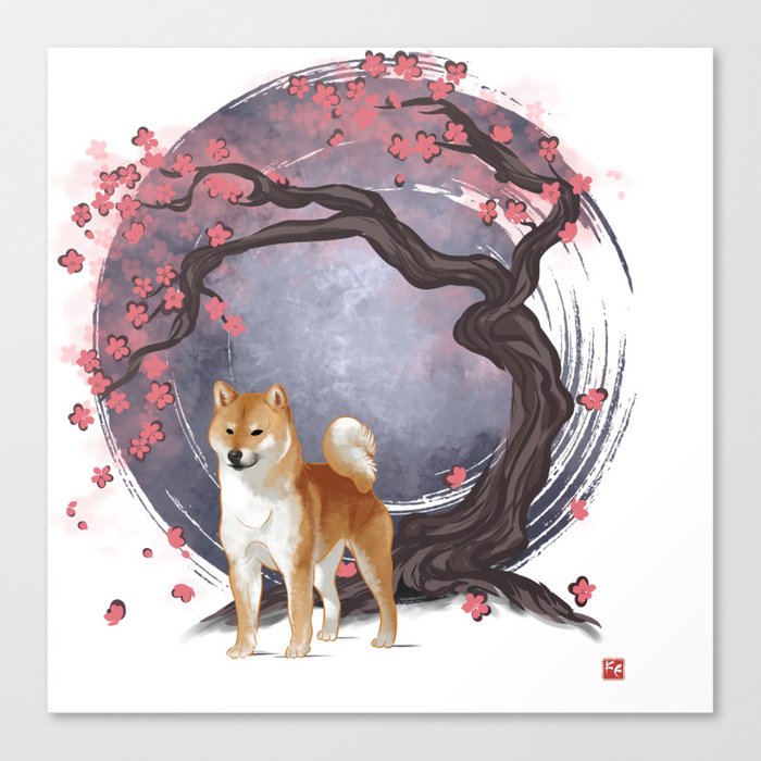 Dog Collection - Japan - Shiba Inu (#1) Canvas Print