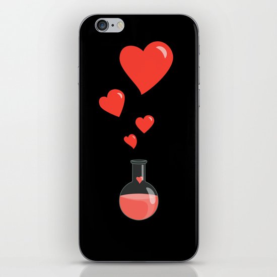 Love Chemistry Flask of Hearts iPhone & iPod Skin