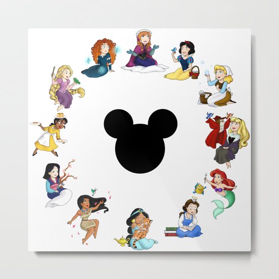 Time To Be A Princess (Anna) Metal Print