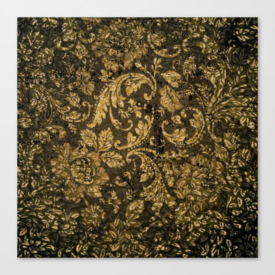 Decorative damask Canvas Print