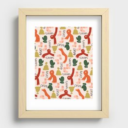warm and cozy Recessed Framed Print