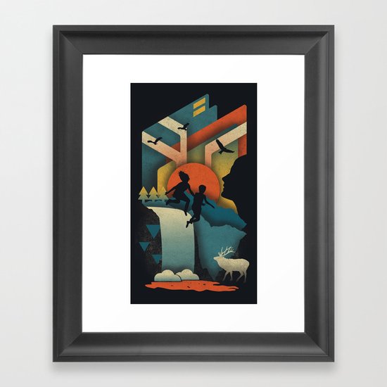 Jump In Framed Art Print