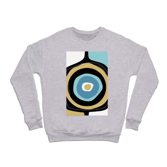 Abstract Turkish Art Designs with a Harmony Feel, Modern Evil Eye Protection " Take me there" Crewneck Sweatshirt