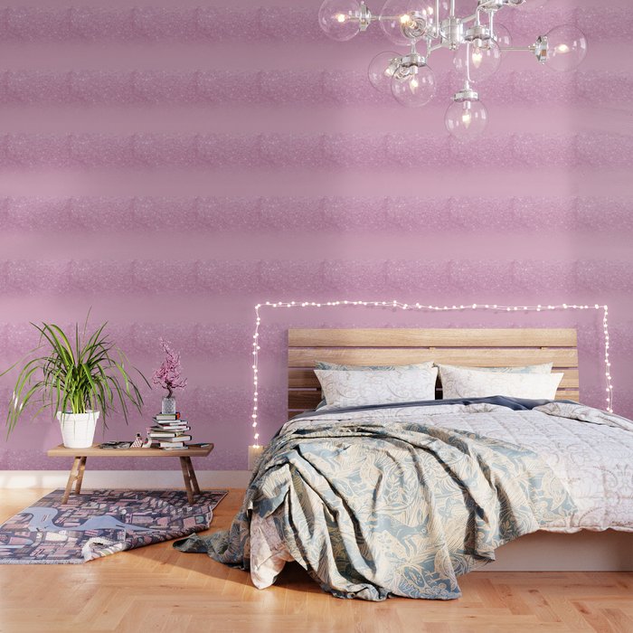 Chic Girly Lilac Glitter Ombre On Lilac Purple Wallpaper By