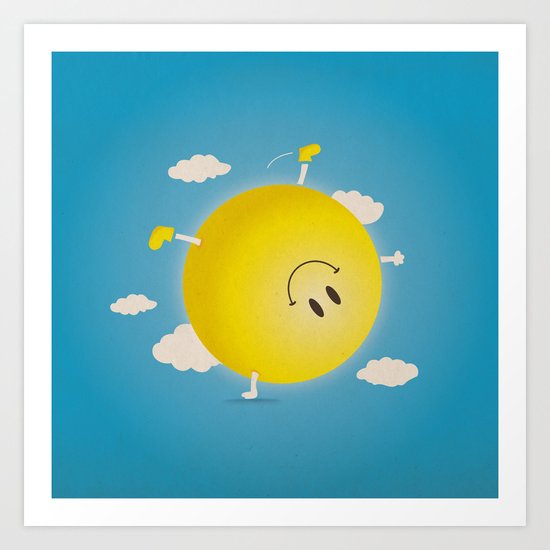 Summersault Art Print