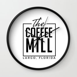 The Coffee Mill Wall Clock | Graphicdesign, Online, Coffeeshop, Coffeemill, Webdesign, Coffee 