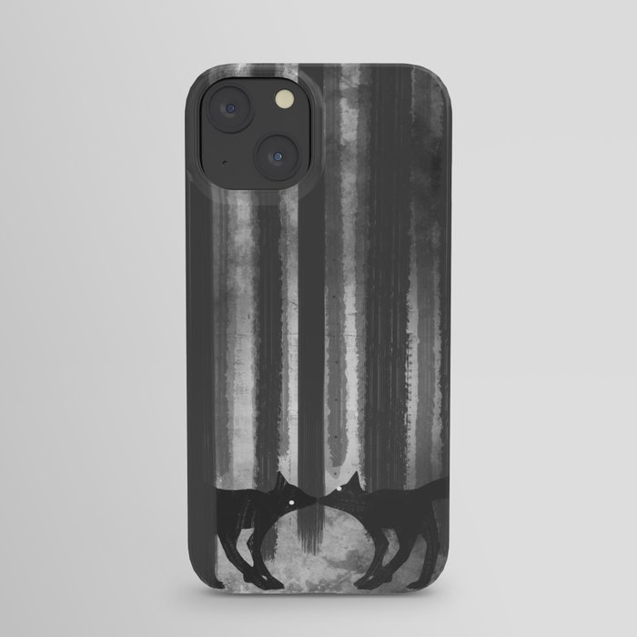 foxes in the forest iPhone Case