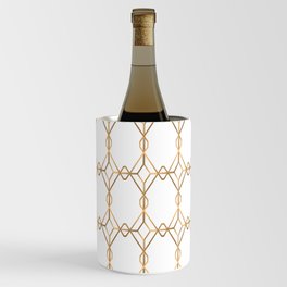 GEOMETRIC LINEART GOLD VINTAGE Wine Chiller