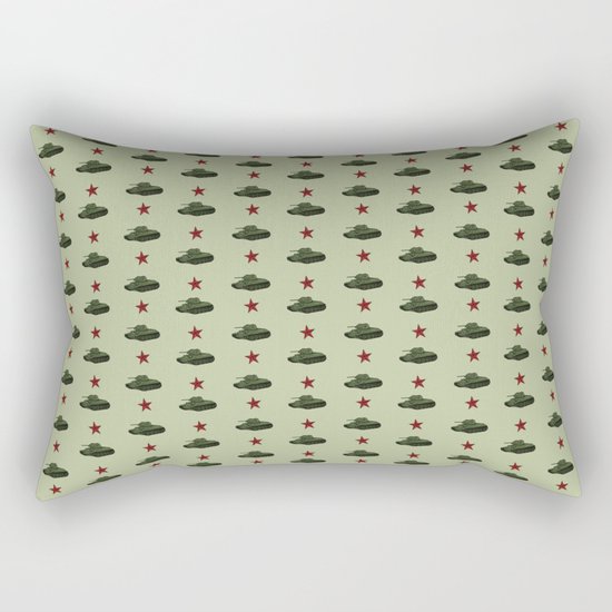 Tank pattern Rectangular Pillow