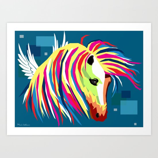 horse Art Print