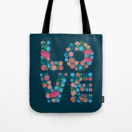 FLOWERED LOVE Tote Bag