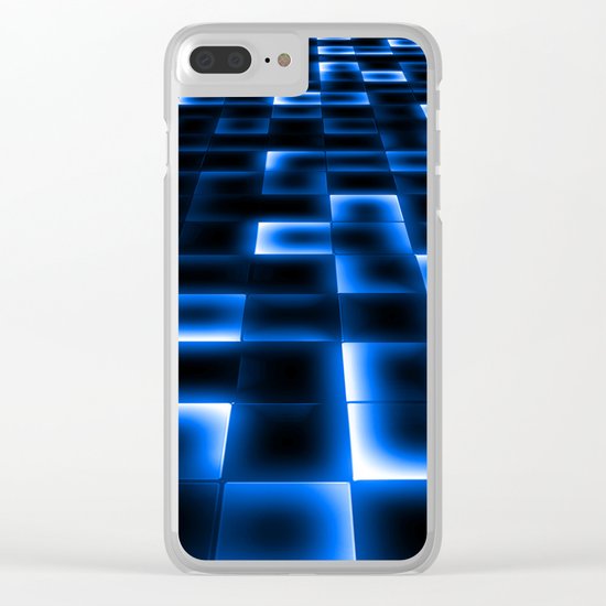 Sci Fi UFO Landing Pad Clear iPhone Case