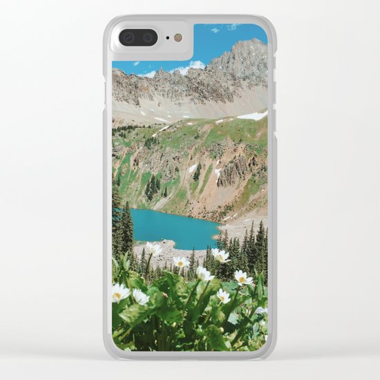 The Blue Lakes of Colorado Clear iPhone Case