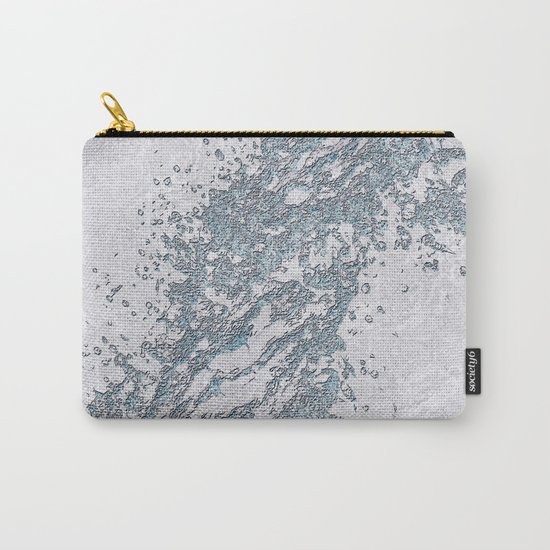 BE WATER MARBLE (abstract) Carry-All Pouch
