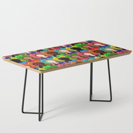 Lime Doll Pattern Coffee Table