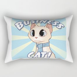 Business Cat! Rectangular Pillow