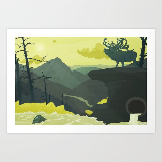 The Abandoned Frontier Art Print