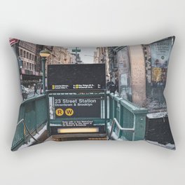 New York City Street Rectangular Pillow