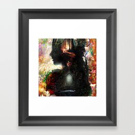 Dark Snow White Framed Art Print